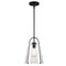 Westinghouse Pendant 60W Kewadin, Matte Black Clear Bell Glass 6130100 - alternate 1